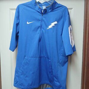 Nike Air Force Falcons Coaches Sideline 1/4 Zip Men's Large SS Pullover Jacket